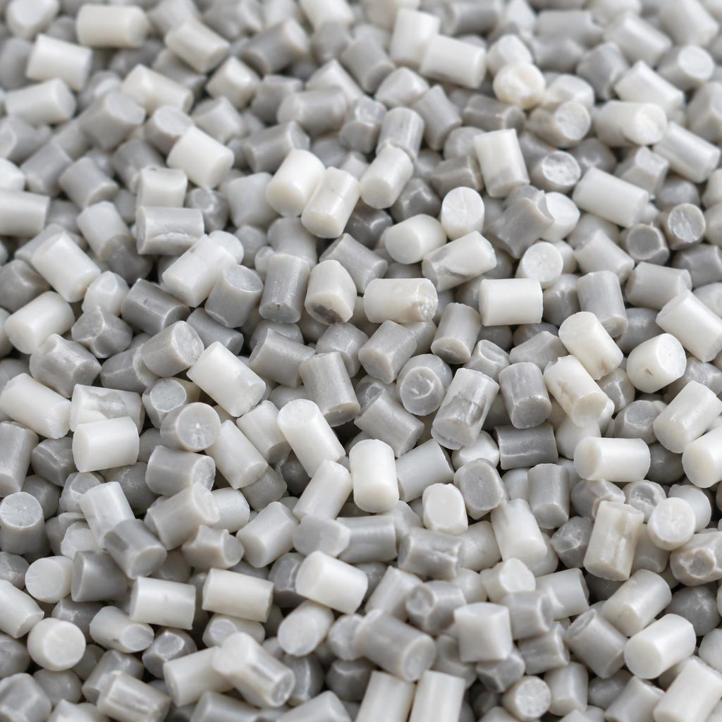 Recycled polymer pellets